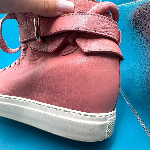 Buscemi Wedge Pink Sneakers Women Authentic - Picture 6 of 10